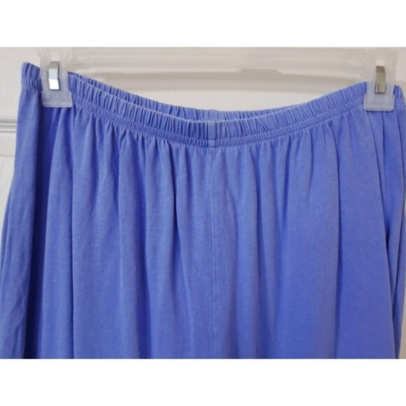 Fresh Produce Women's  XXL Purple Elastic Waist Cropped Pants 20" Inseam - Picture 4 of 6